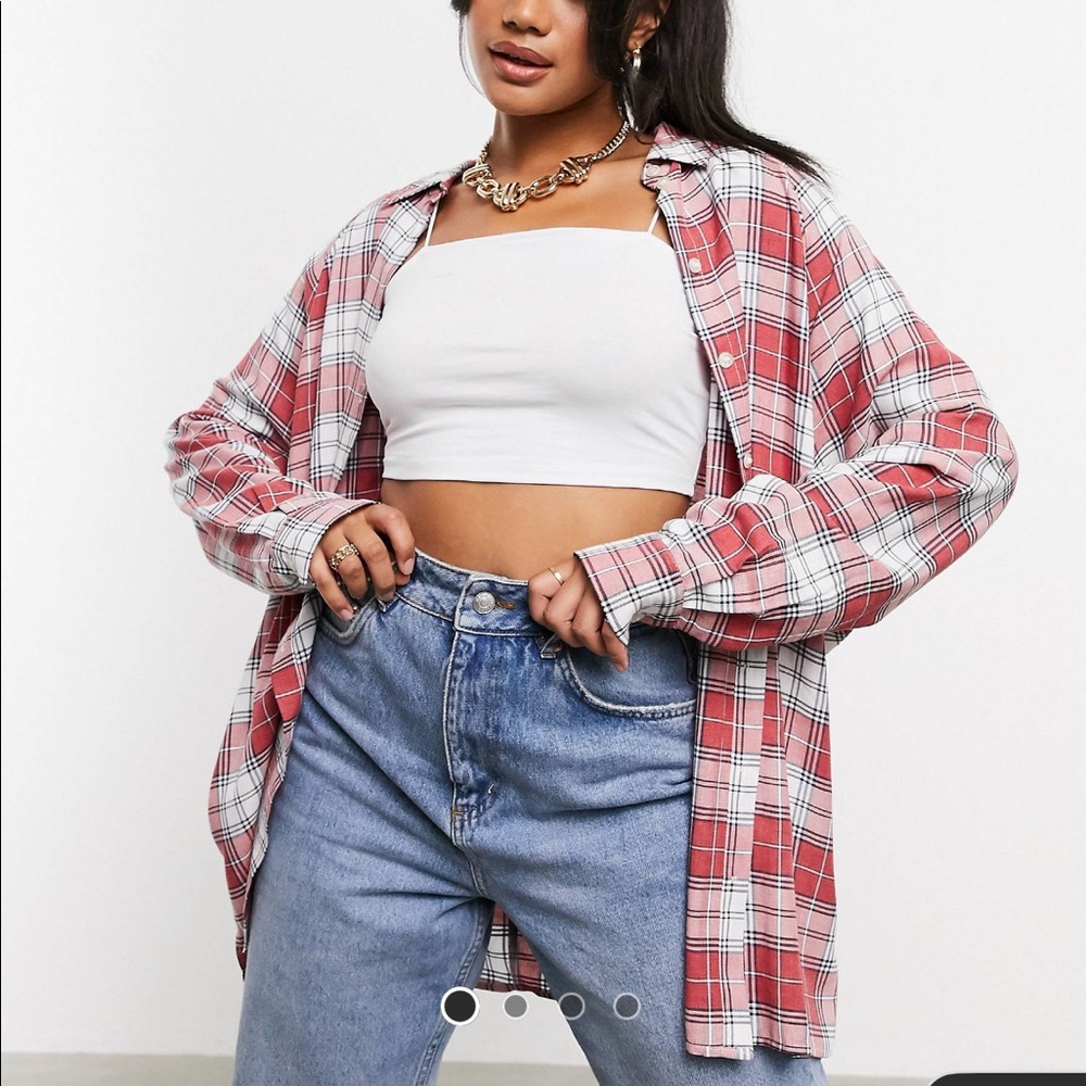 ASOS boyfriend shirt in check